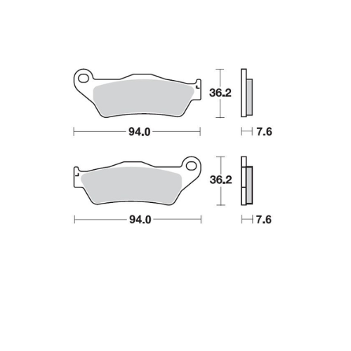 Moto-Master Racing GP Front Brake pads (KTM/HUSQVARNA/GASGAS)