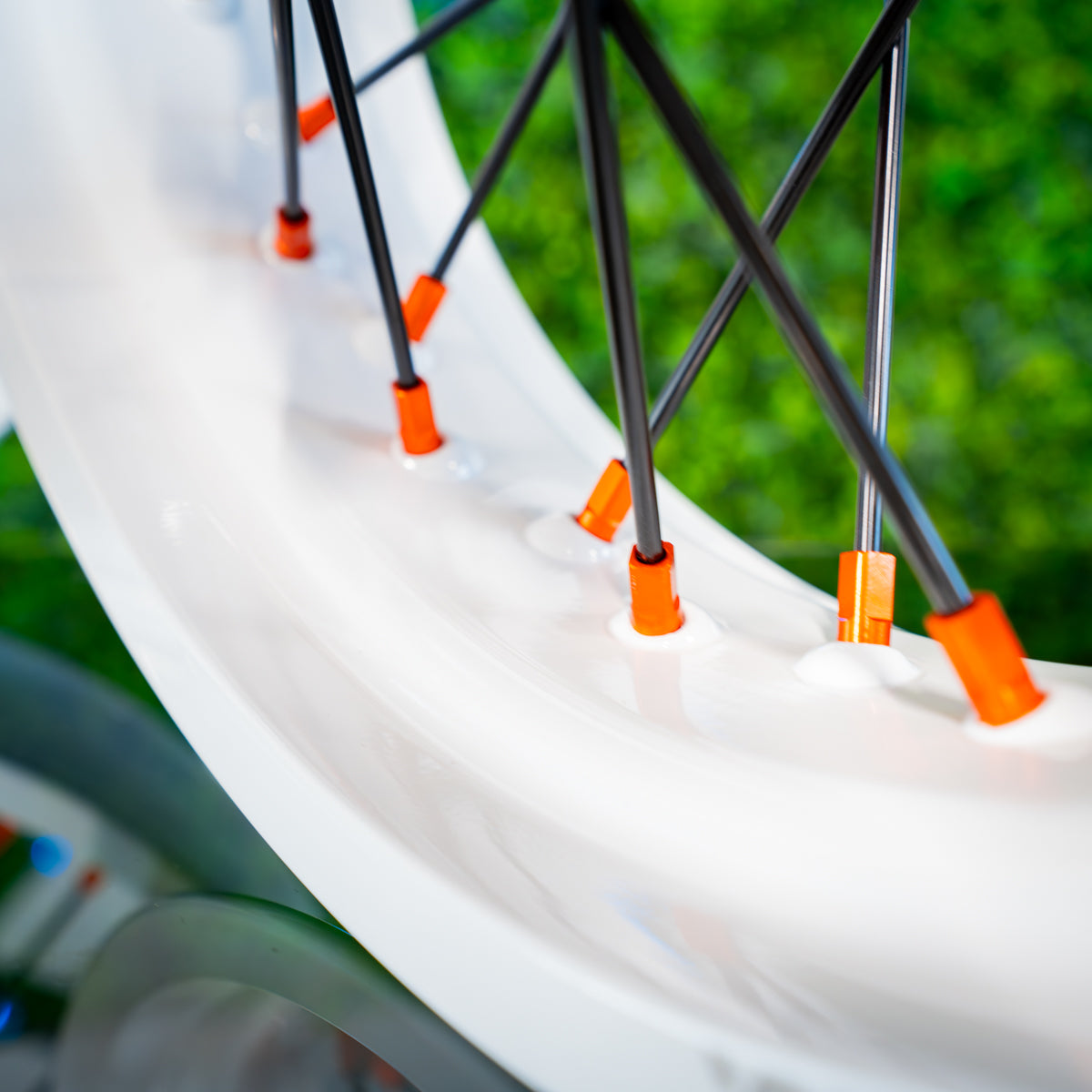 White / Orange - Wheel Set