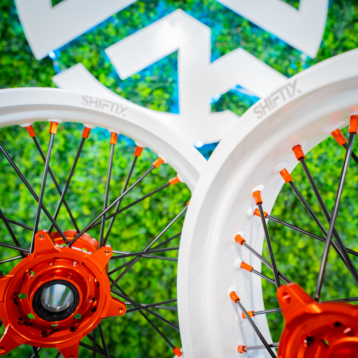 White / Orange - Wheel Set