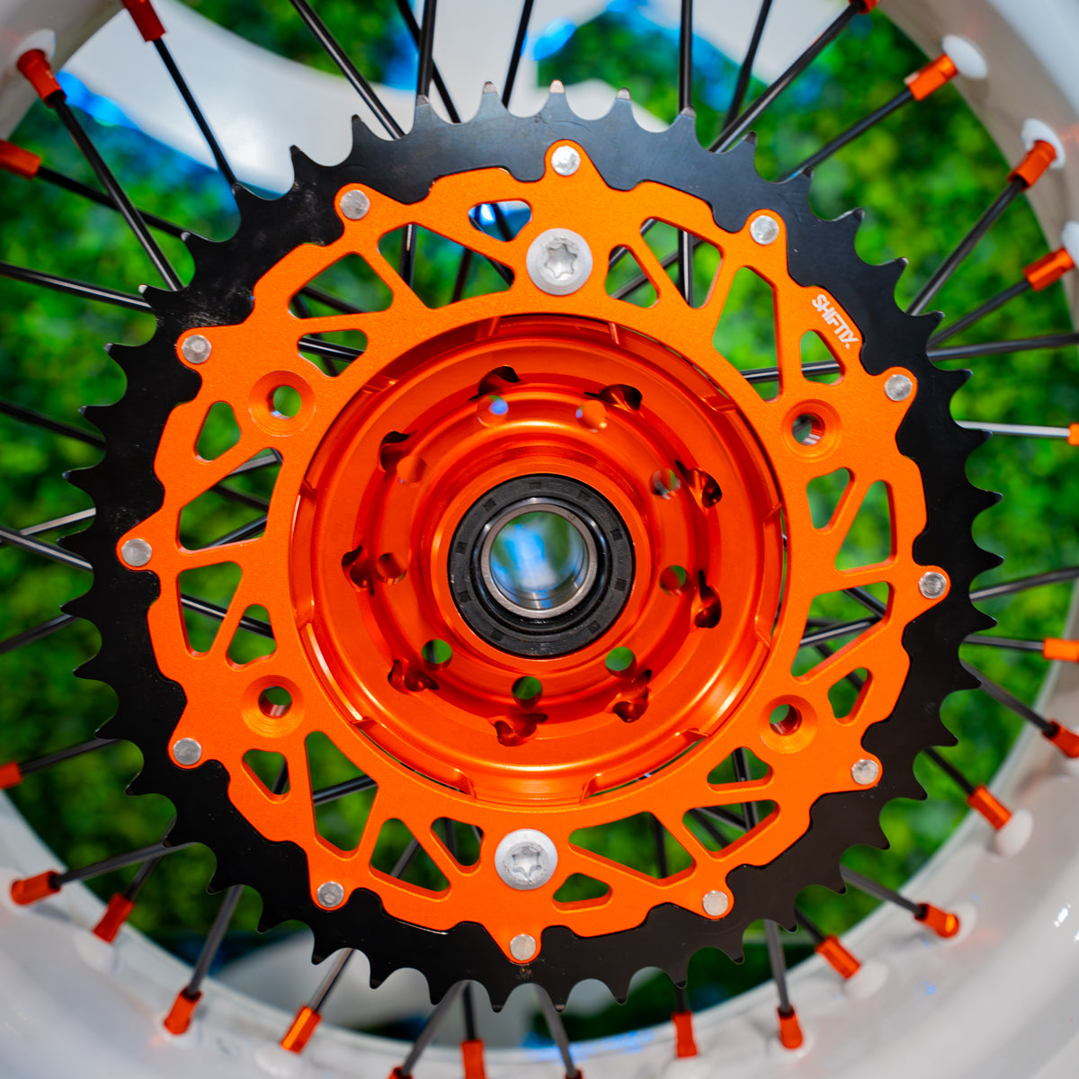 White / Orange - Wheel Set