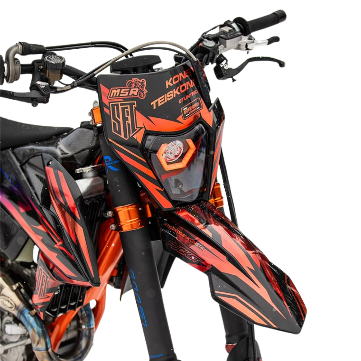 HexBeam RGBW fits on KTM/GasGas