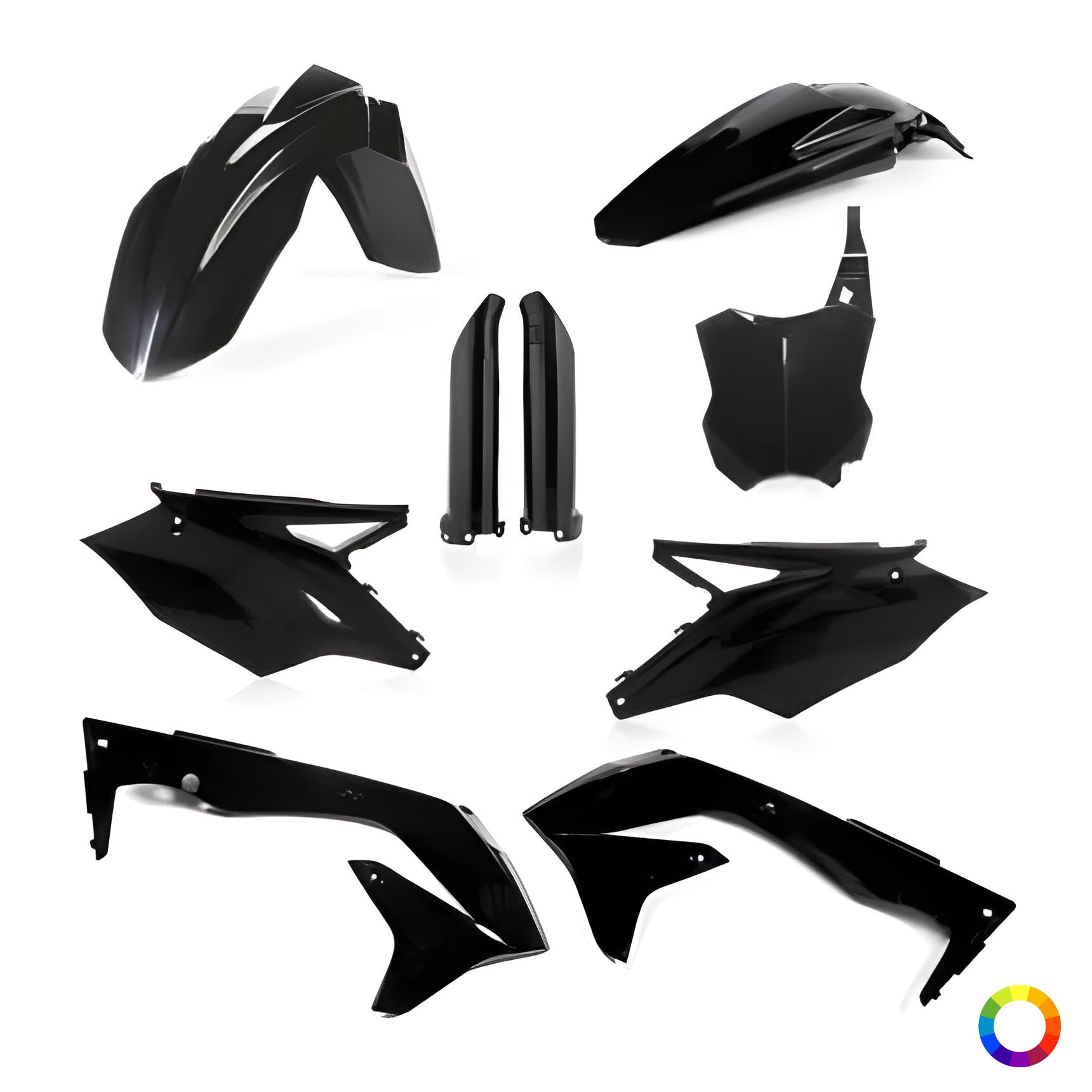 Full Plastics Kit Kawasaki KXF450 2016-2017