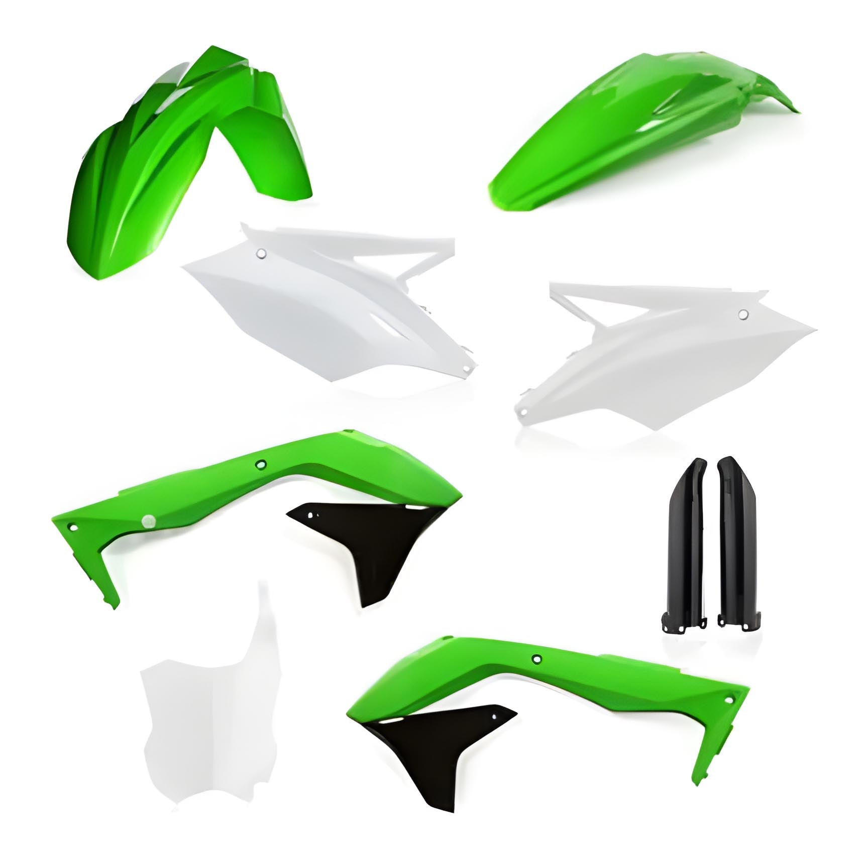 Full Plastics Kit Kawasaki KXF450 2016-2017