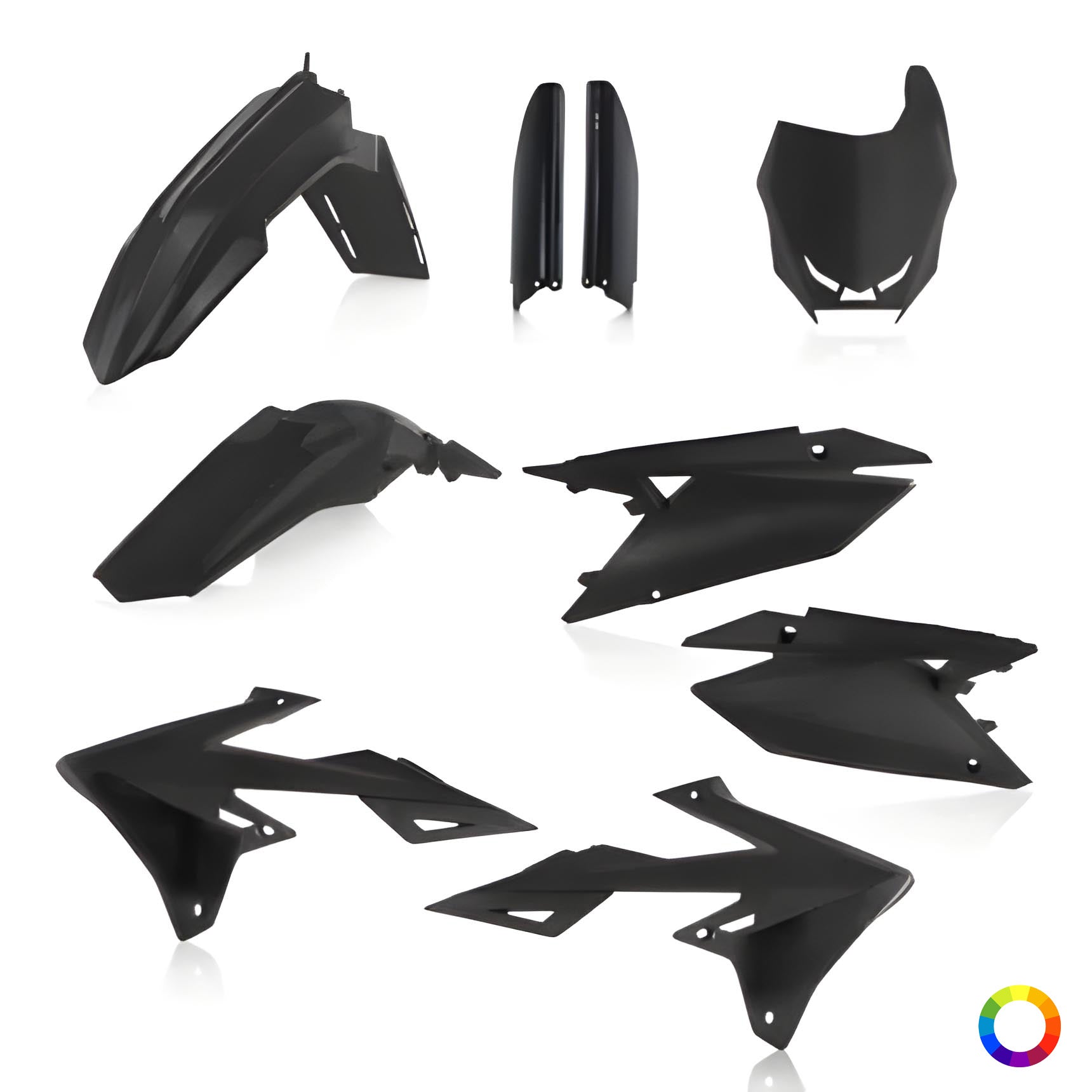 Full Plastics Kit Suzuki RMZ 450 2018-2024 / RMZ 250 2019-2024