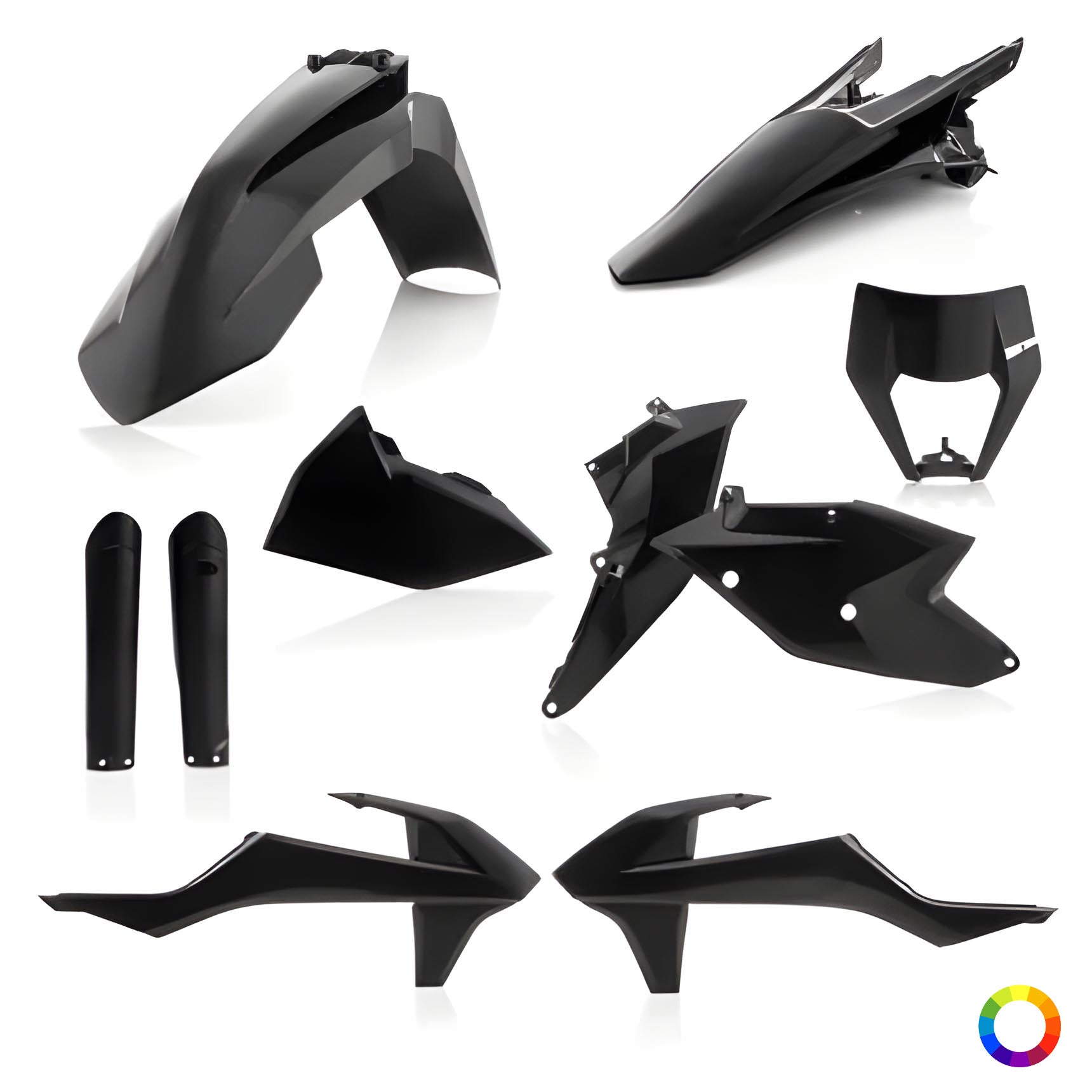 Full Plastics Kit KTM EXC / EXC-F 17-19