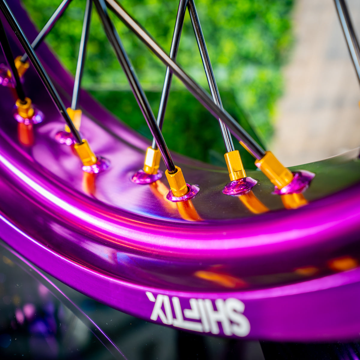 Purple / Gold - Wheel Set