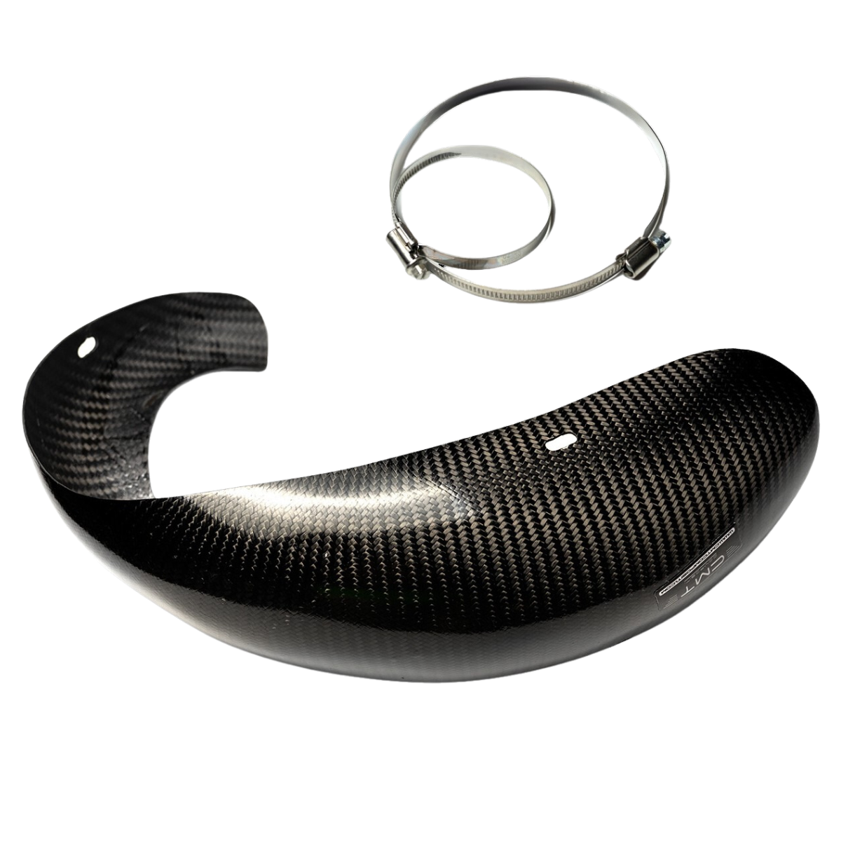 CARBON-AUSPUFFSCHUTZ (12-16) - KTM/HUSQY 125